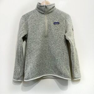Patagonia Better Sweater 1/4 Zip Up Size Small Oatmeal Tan Fleece